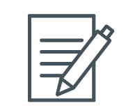 Piece of paper and a pen.