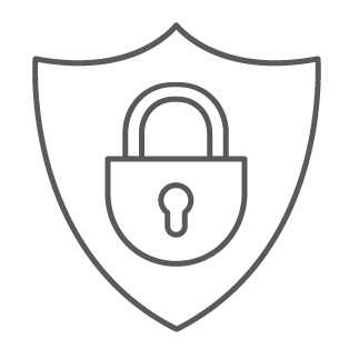 Lock on a shield.